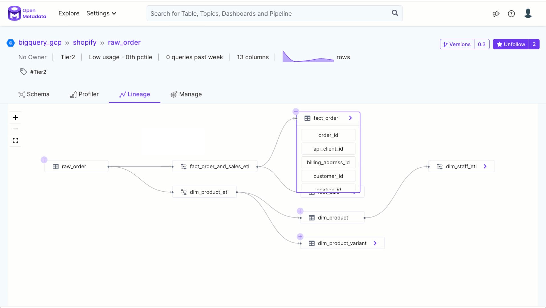 Openmetadata screenshot